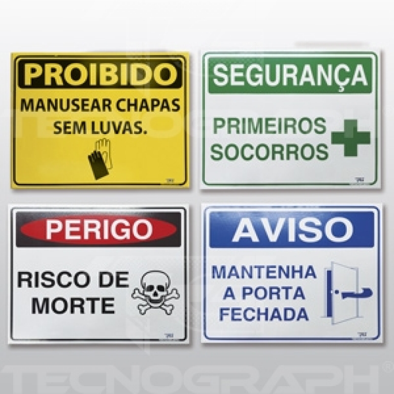 Placa de Sinalização Personalizada Preço Cotia - Placas para ...